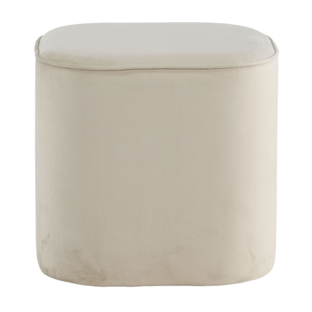 Venture Home Pouf Piff 44x44x41 cm peluche beige