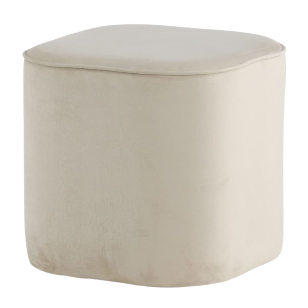 Venture Home Pouf Piff 44x44x41 cm peluche beige