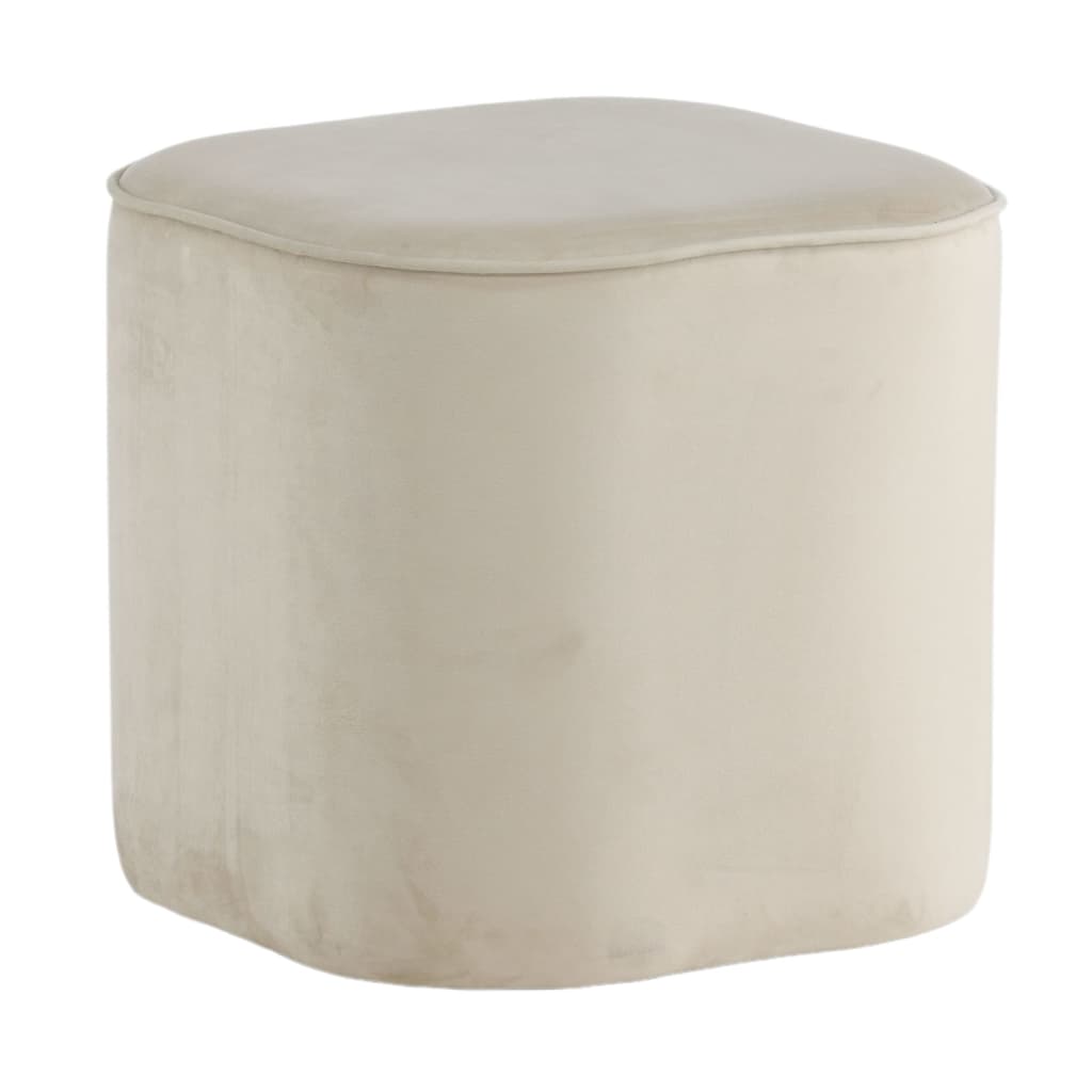 Venture Home Pouf Piff 44x44x41 cm peluche beige