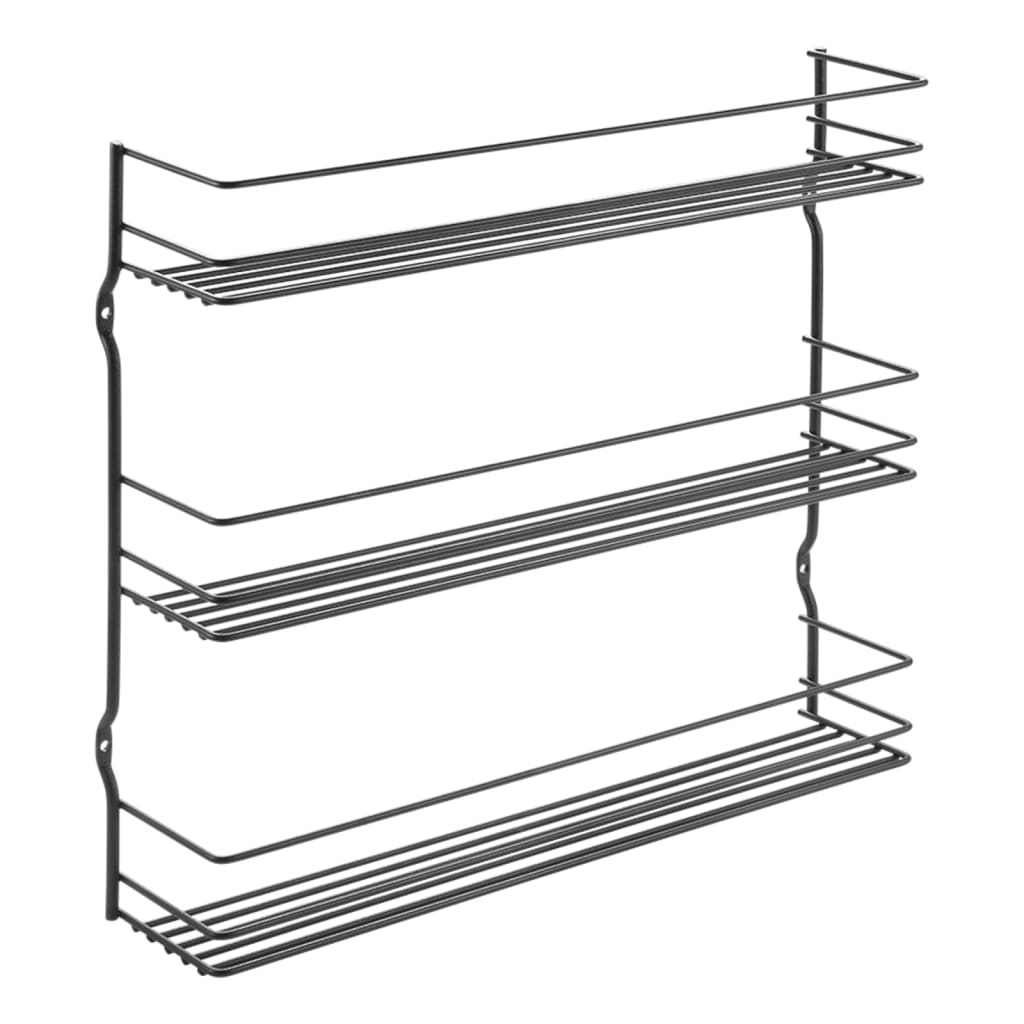 Metaltex Kruidenrek wandmontage 5-laags Pepito zilverkleurig