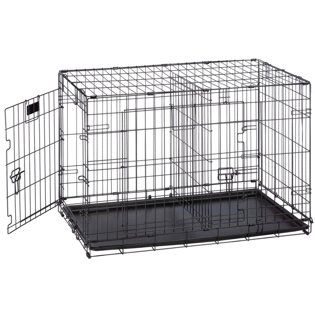 Ferplast Hondenbench Dog-Inn 105 108,5x72,7x76,8 cm grijs