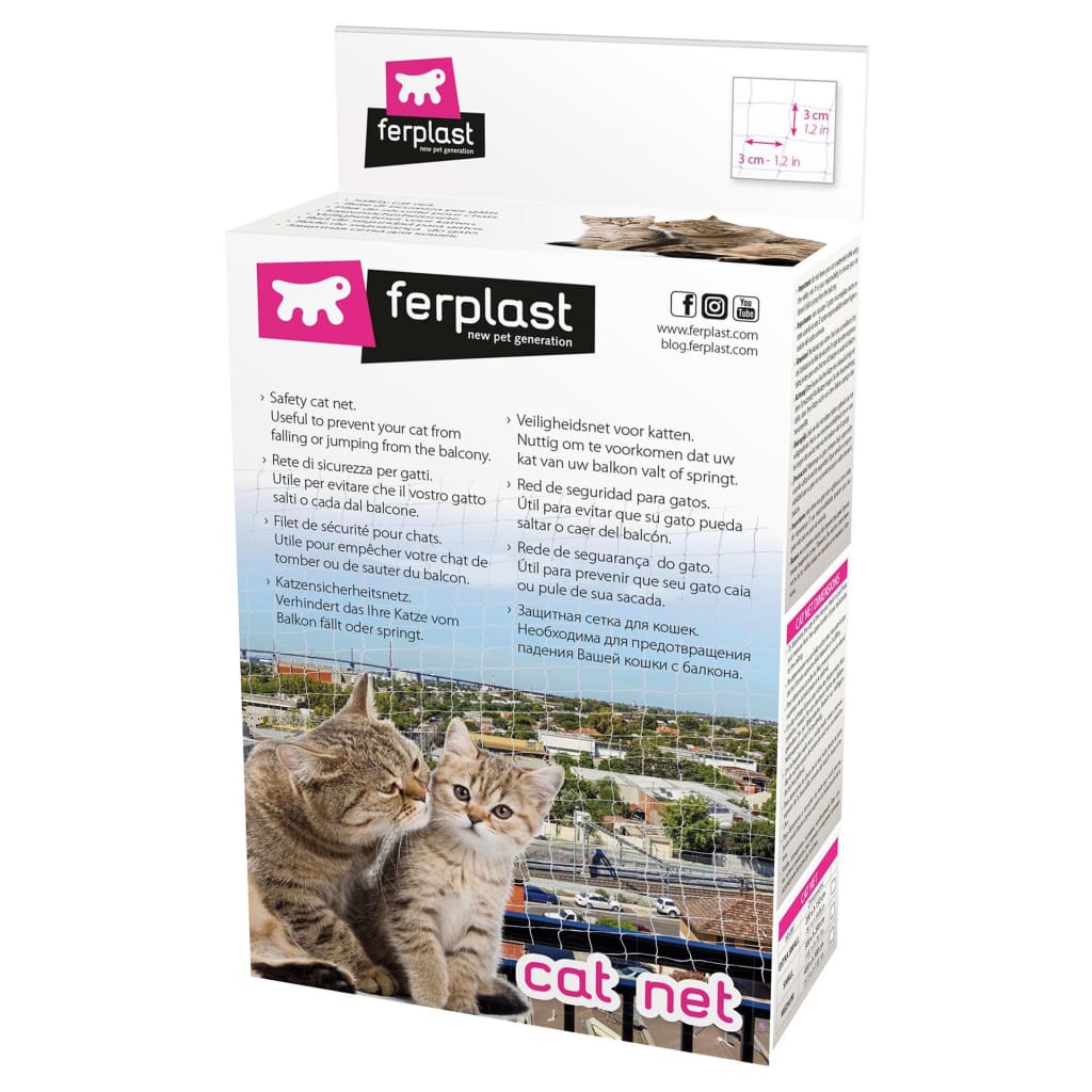 Ferplast Filet de sécurité pour chat XL 800x300 cm nylon