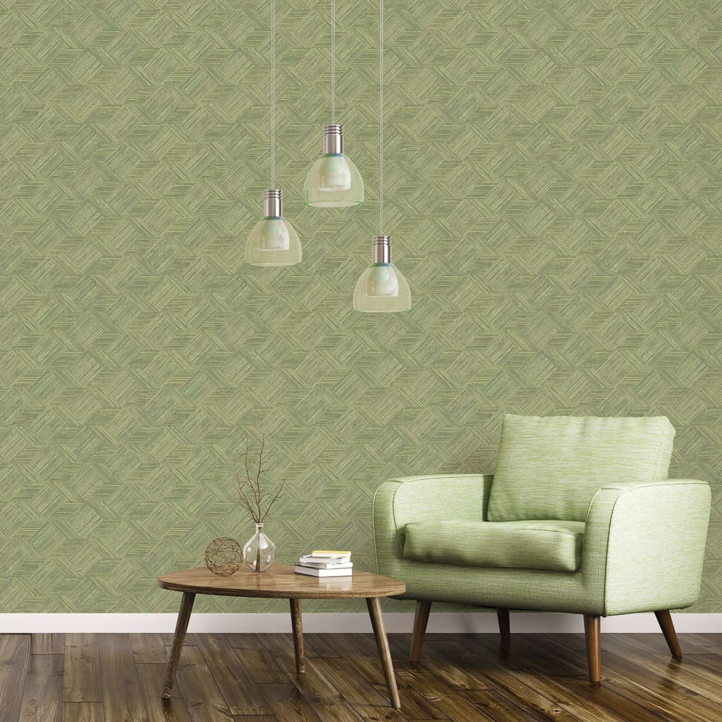 Evergreen Behang Wicker Natural