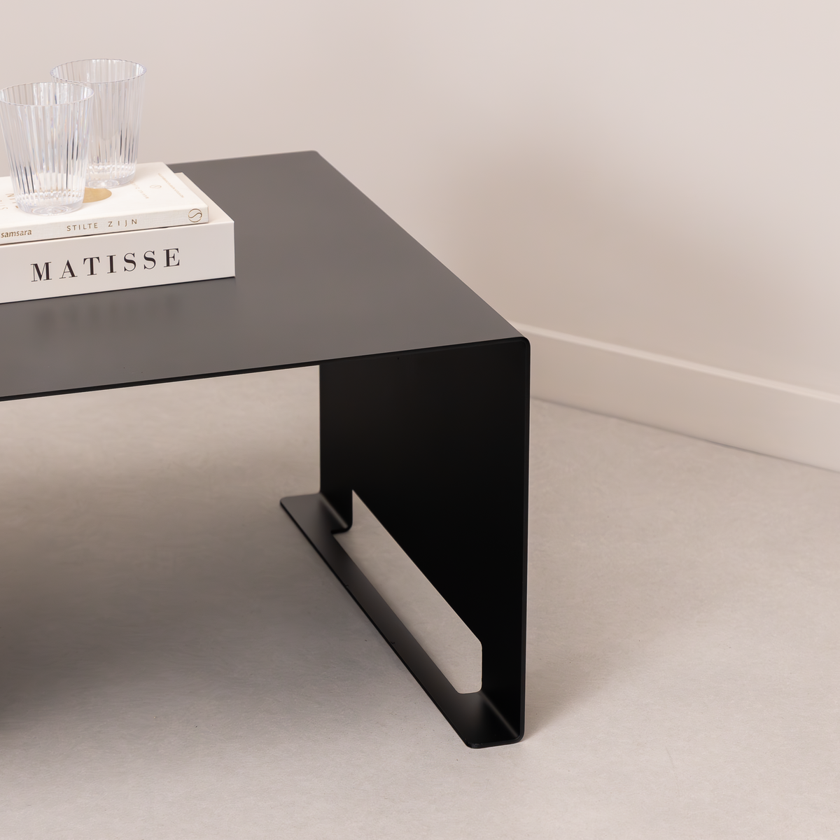 Salontafel Tomas 60 x 60cm, kleur zwart