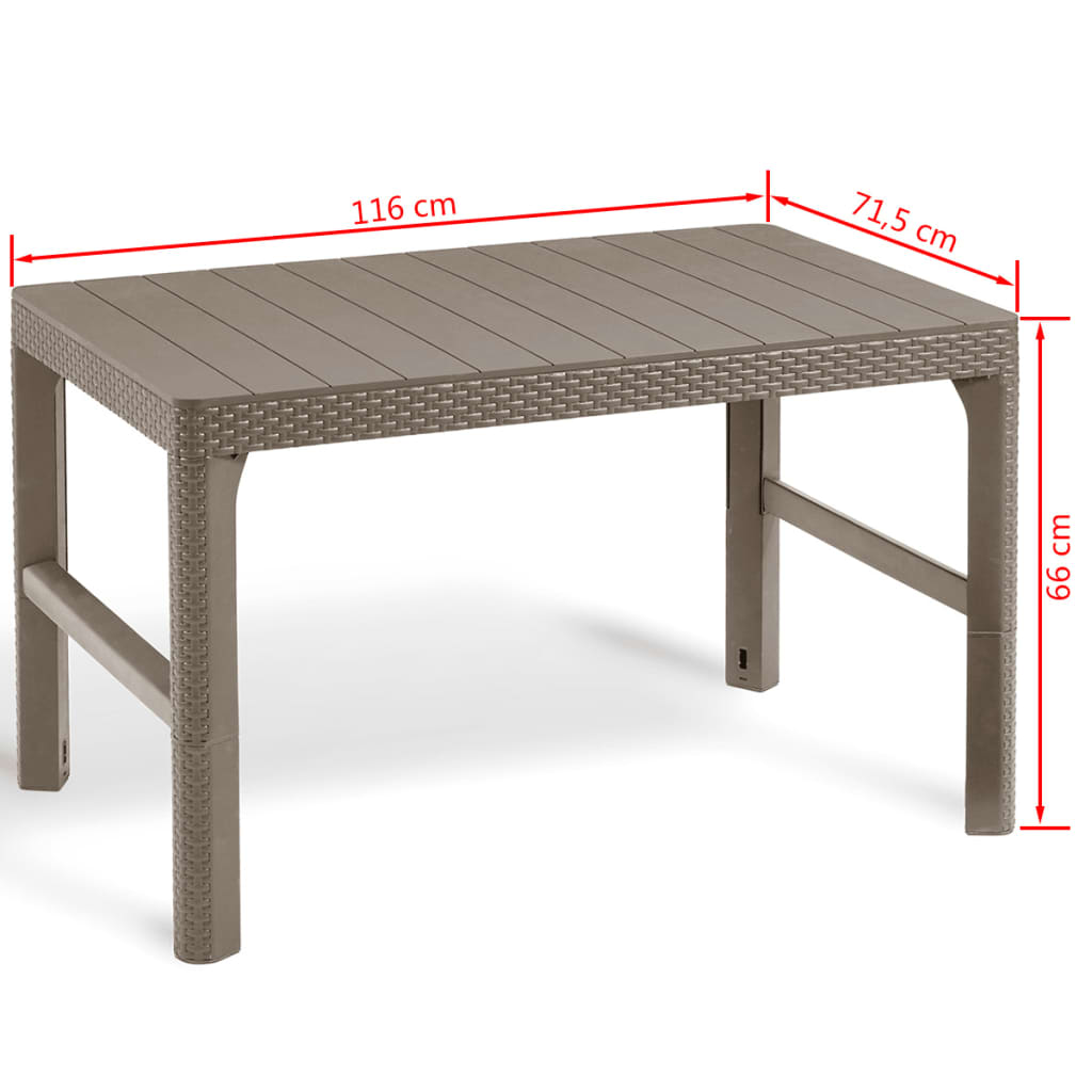 Keter Tuintafel Lyon grafietkleurig 232300