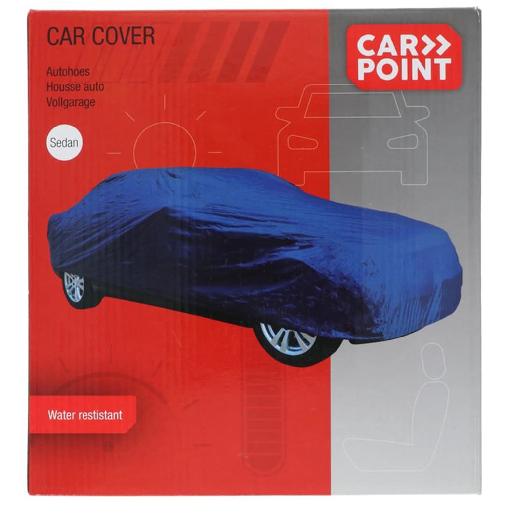 Carpoint autohoes XXL 524 x 191 x 122 cm polyester blauw