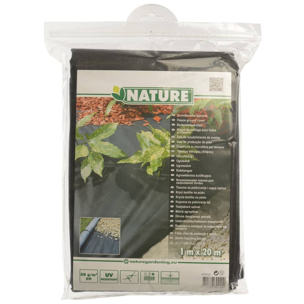 Nature Toile anti-racines 120 g/m² 1x10 m noir