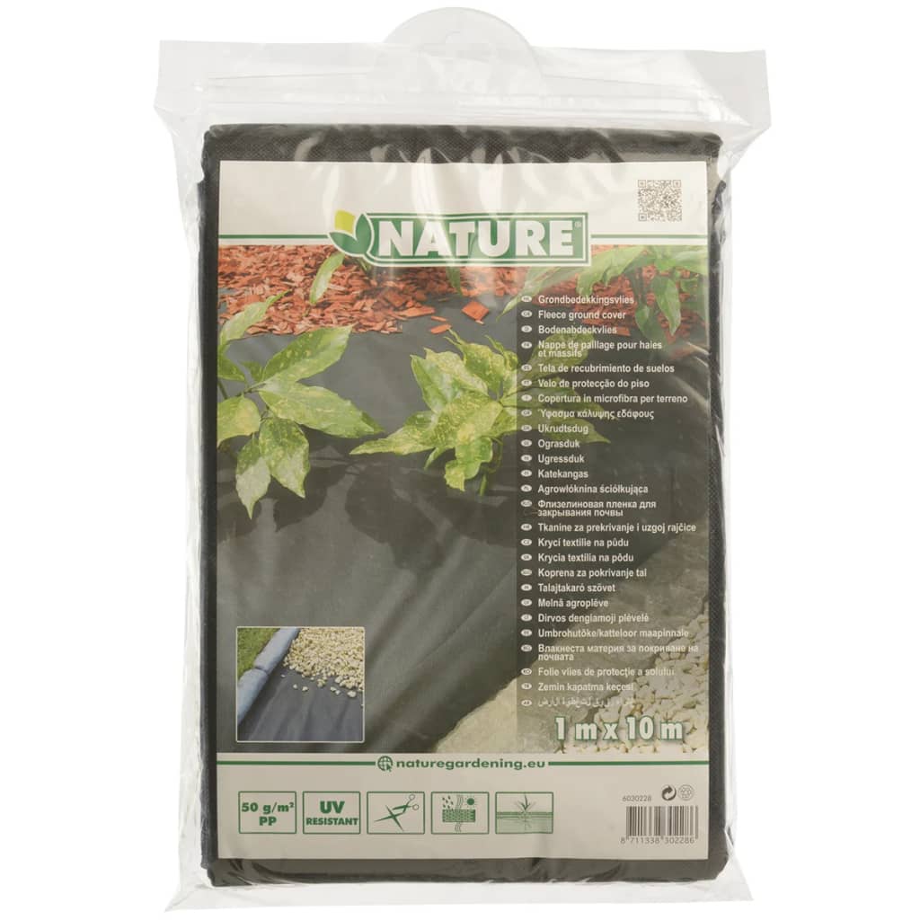 Nature Toile anti-racines 120 g/m² 1x10 m noir