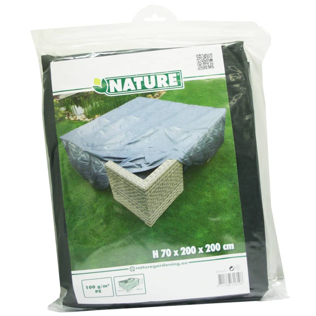 Nature Tuinmeubelhoes voor lage tafel en stoelen 200x200x70 cm