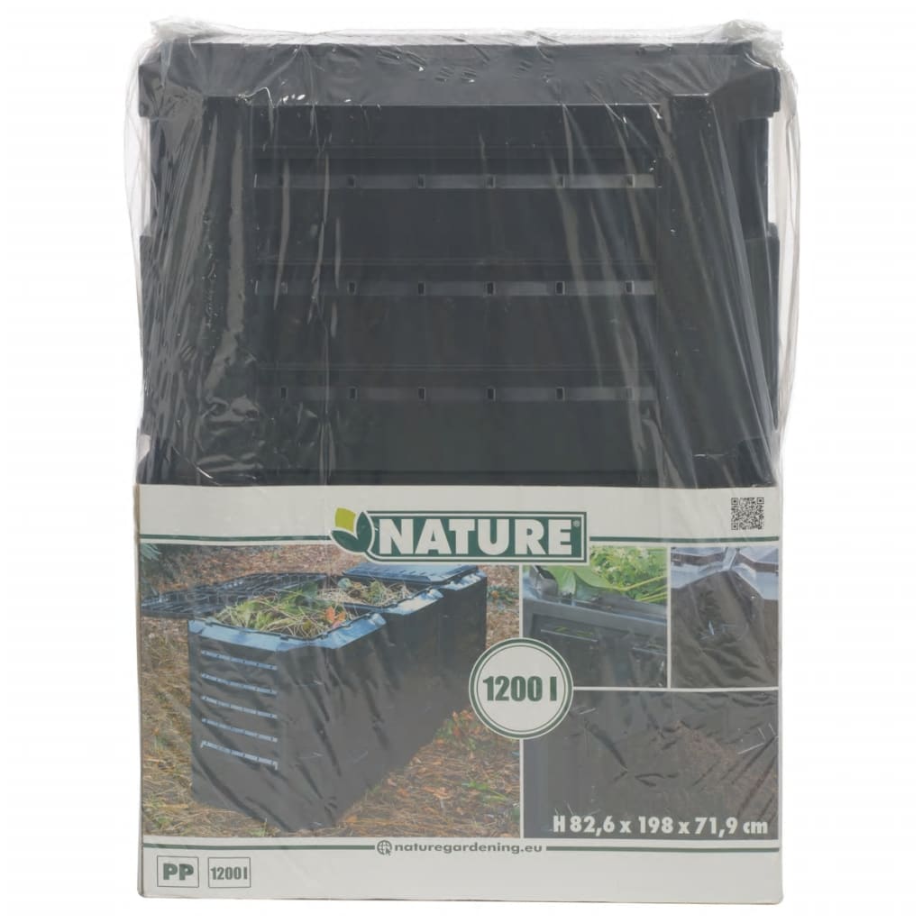 Nature compostsilo zwart 400 L 6071480