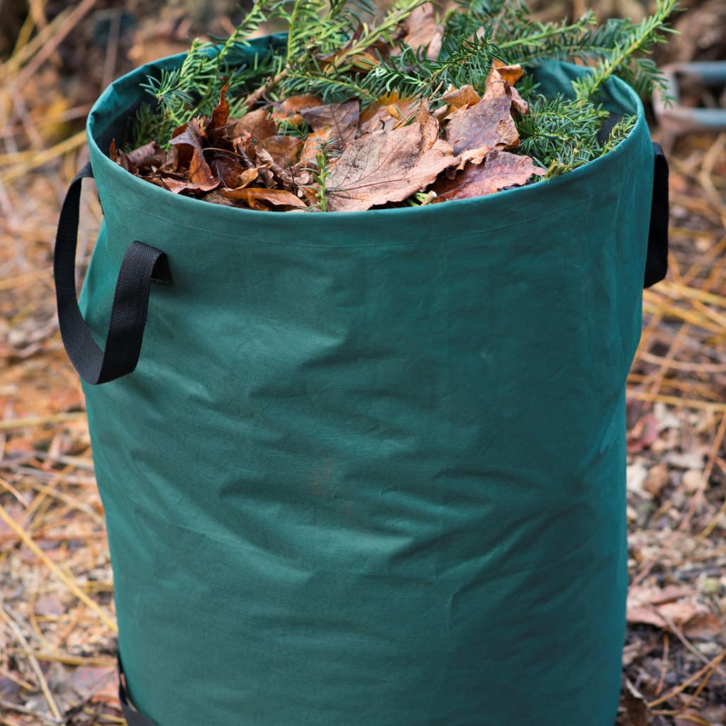 Sac à déchets de jardin Nature rond 240 L vert