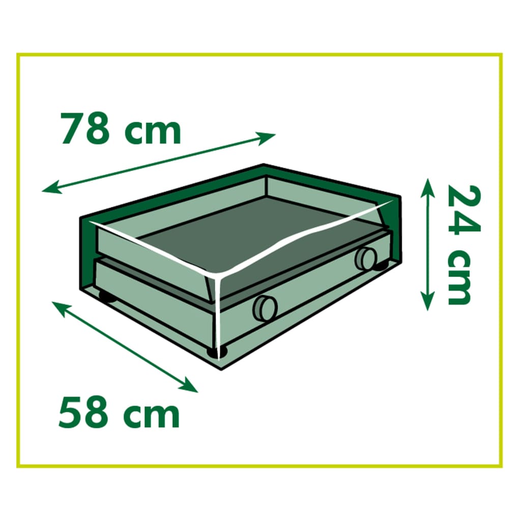 Nature Bakplaat/barbecuehoes 78x58x24 cm