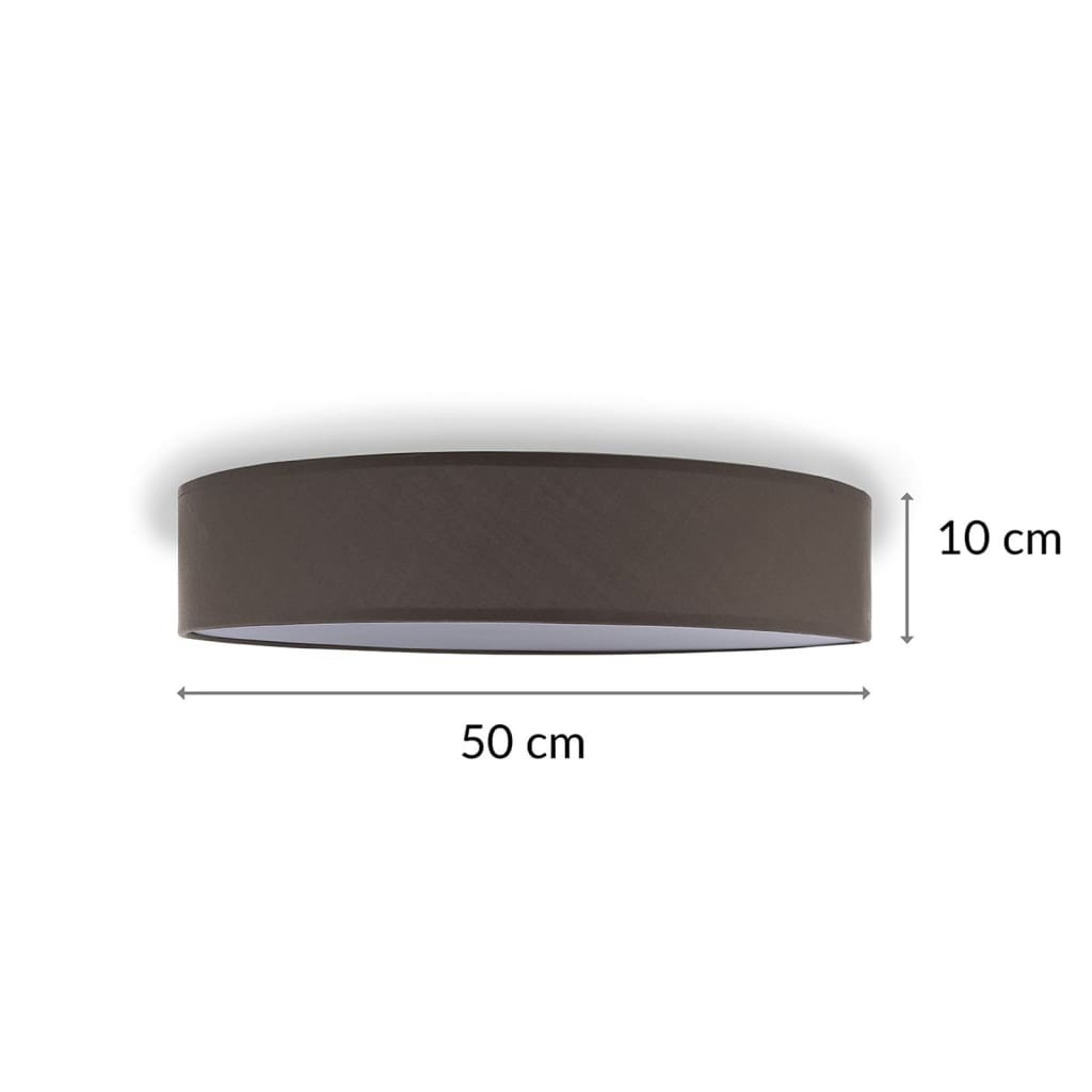 Smartwares Plafondlamp 60x10 cm grijs