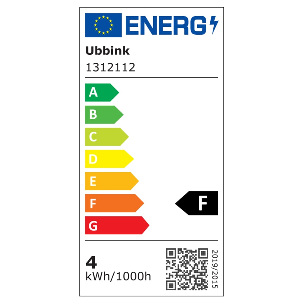 Ubbink Waterval met LED's Nevada 30 cm roestvrij staal