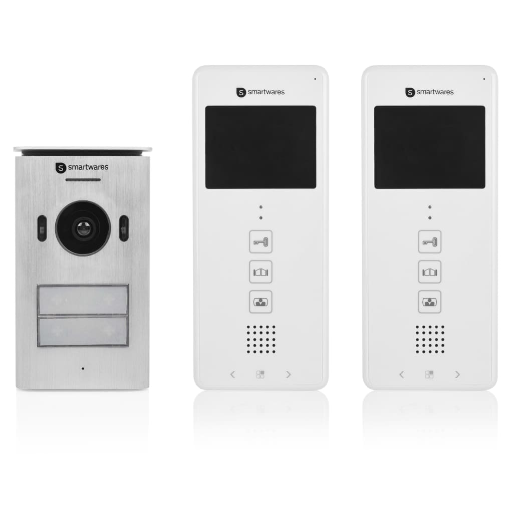 Smartwares Video-intercomsysteem 3 appartementen 20,5x8,6x2,1 cm wit