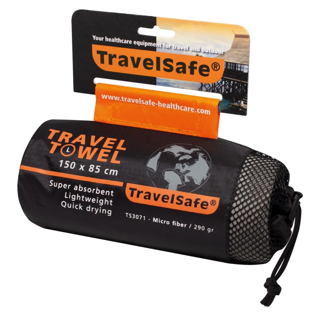 Travelsafe Reishanddoek S microvezel koningsblauw TS3051