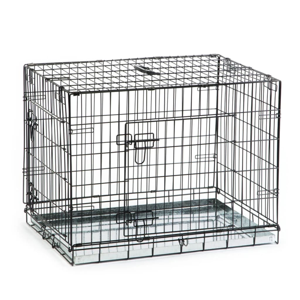 Beeztees Cage pour chien 62x44x49 cm argentée