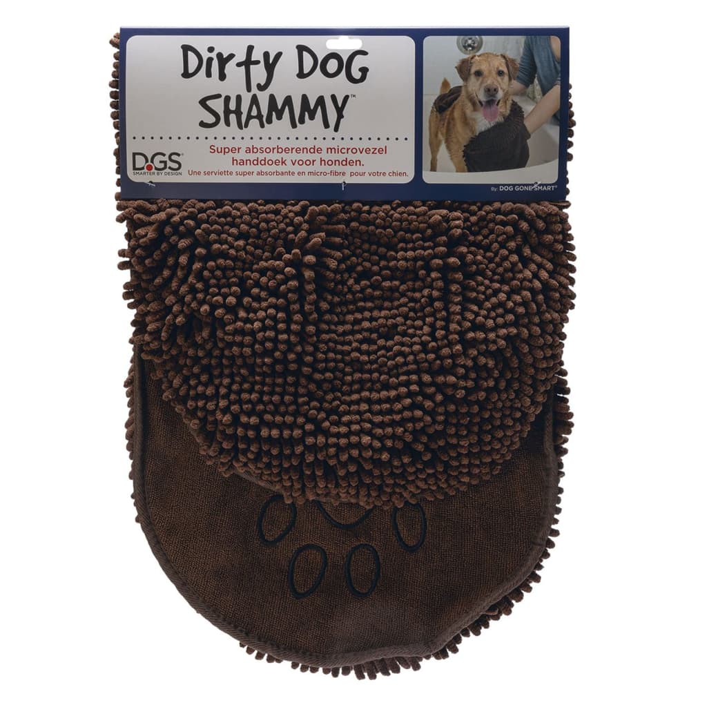 DOG GONE SMART Serviette pour chien Shammy 80x35 cm marron