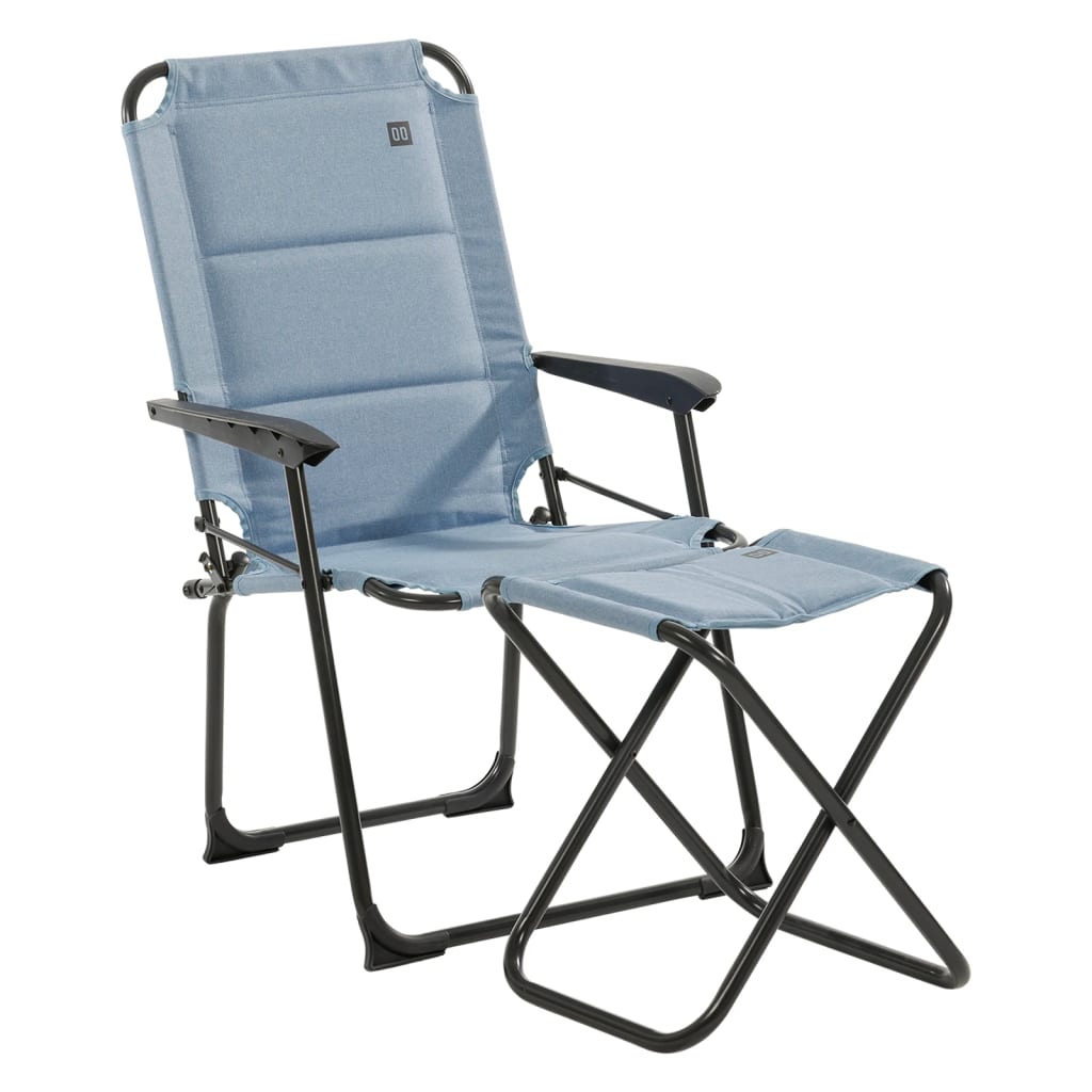 Travellife Campingstoel verstelbaar Lago Comfort L golvend blauw