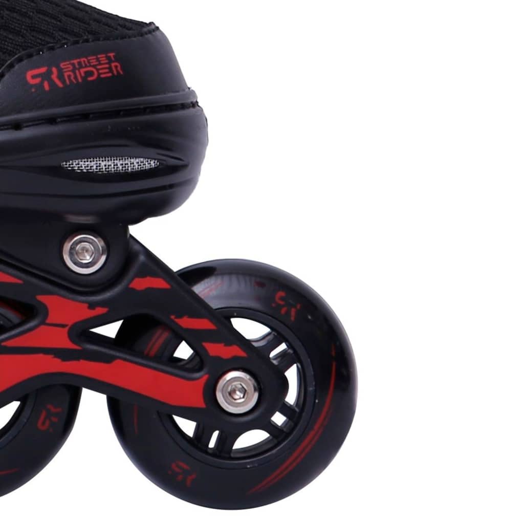 Street Rider Inlineskates Pro verstelbaar maat 38-42 zwart