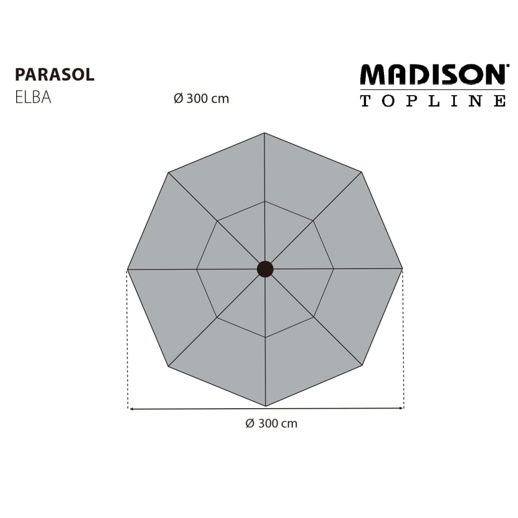 Madison Parasol Elba 300 cm