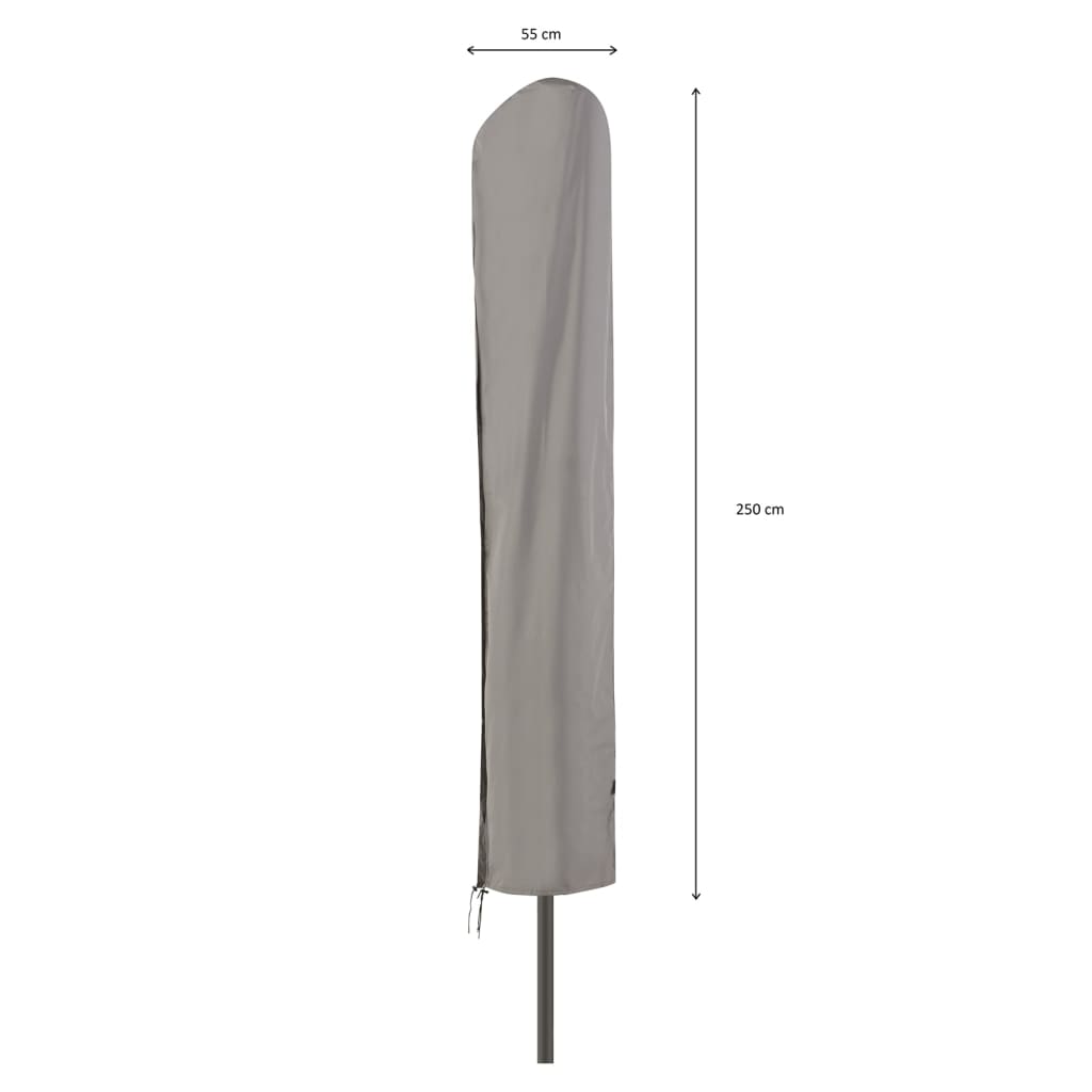 Madison Housse pour parasol sur pied 55x250 cm gris