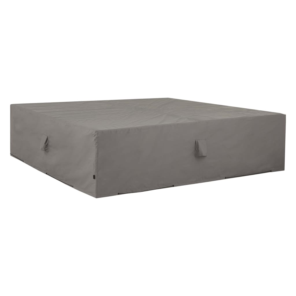 Housse pour meuble de jardin Madison 130x130x85 cm gris