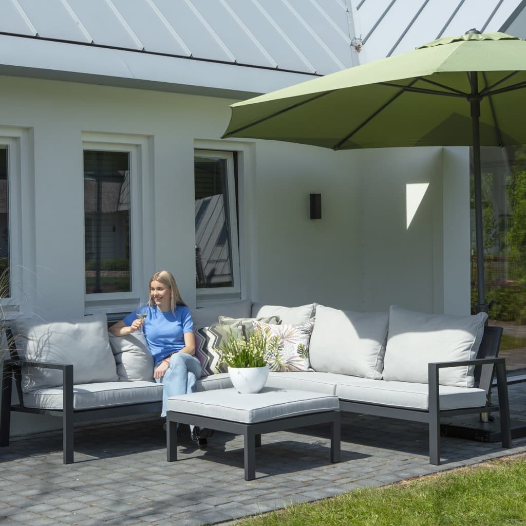 Madison Lounge set housse droite 270x210x90 cm gris