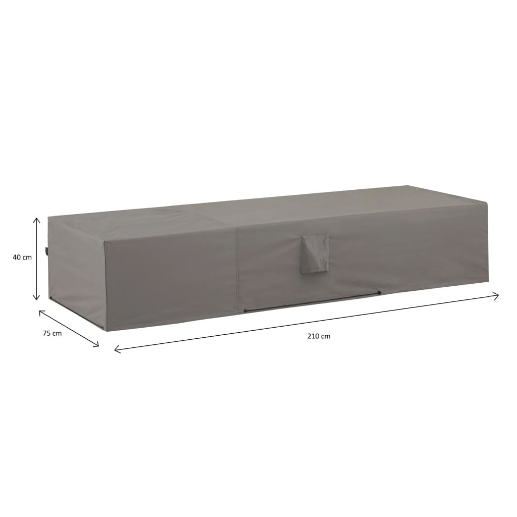 Madison Loungesethoes 205x100x70 cm grijs