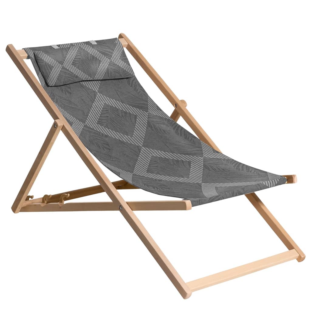 Madison Chaise de plage La Grave 55x90x87 cm bois