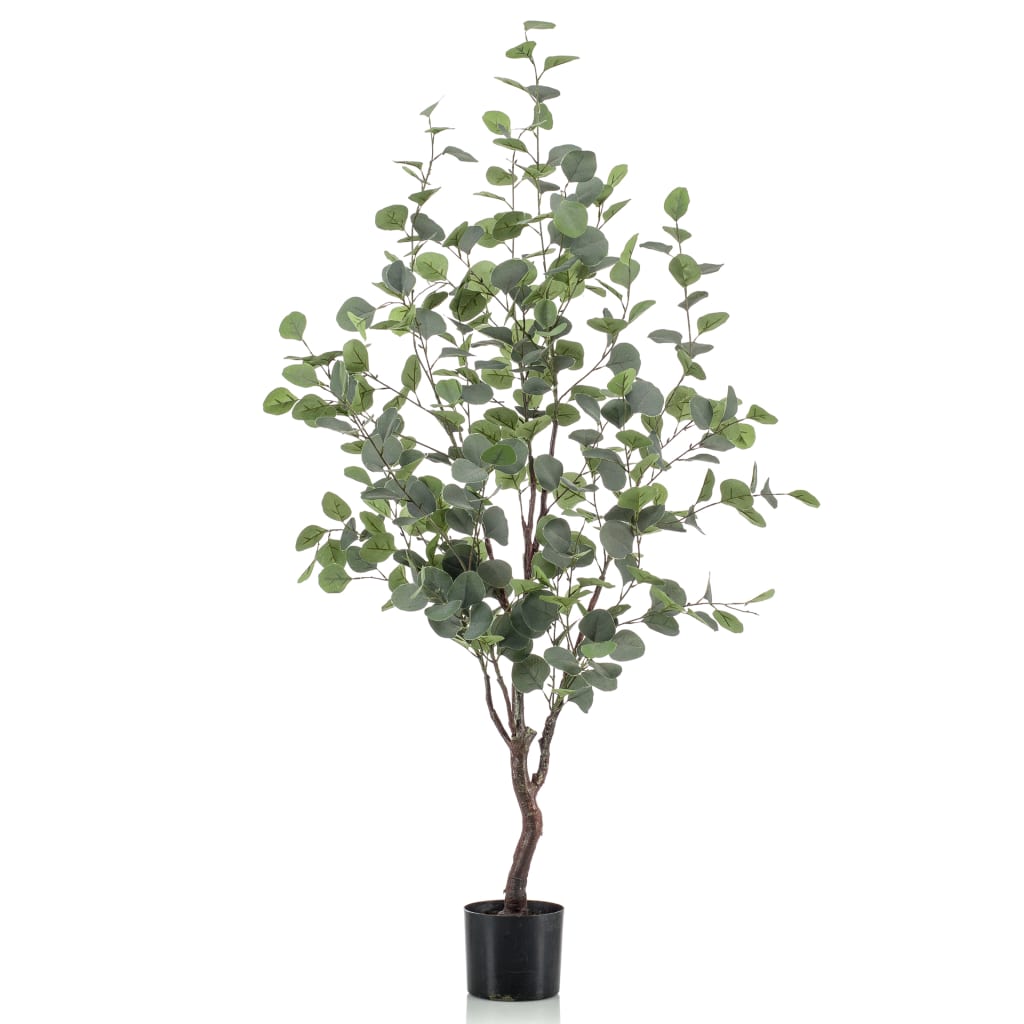 Arbre artificiel Emeraude en pot d'eucalyptus 140 cm