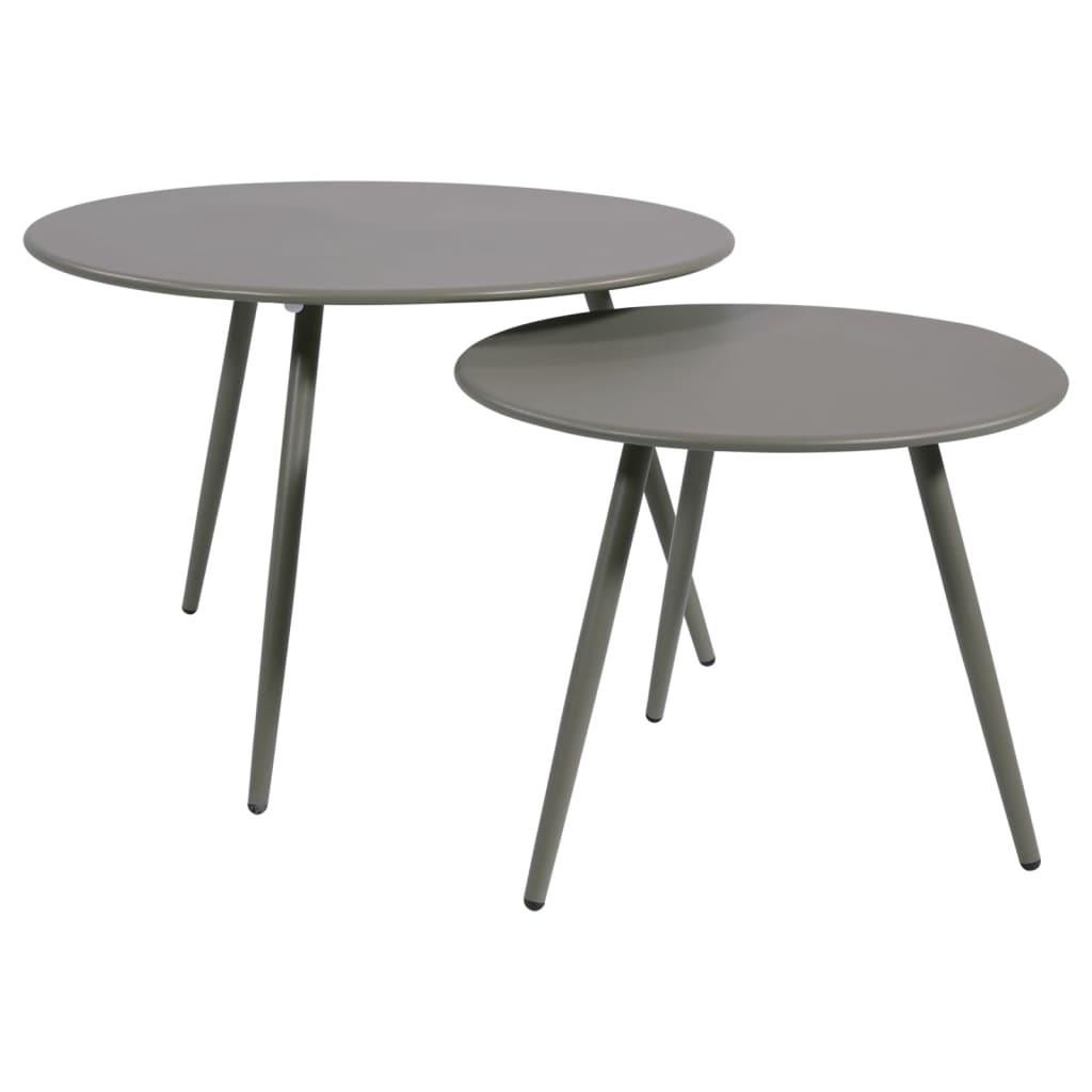 Lesli Living Table d'appoint Rafael 45x35 cm gris