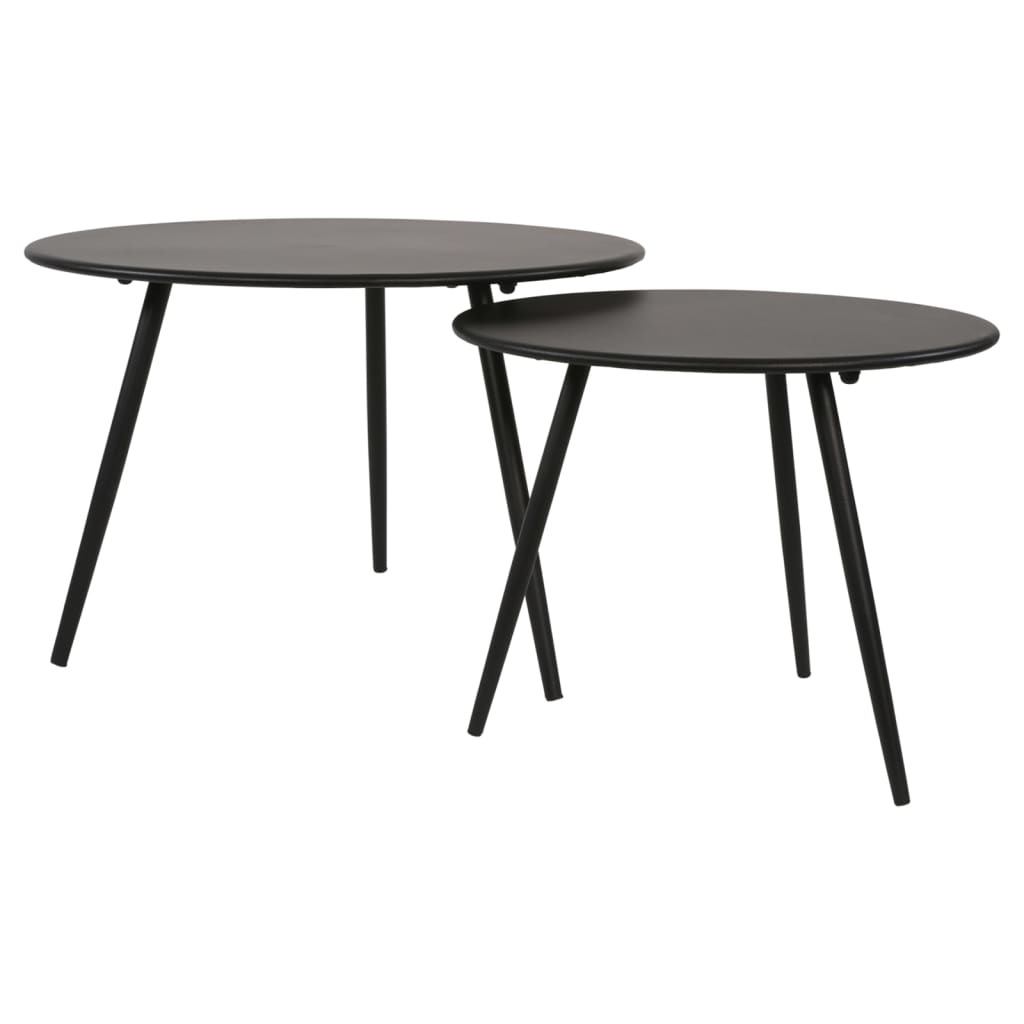 Lesli Living Table d'appoint Rafael 60x41 cm gris