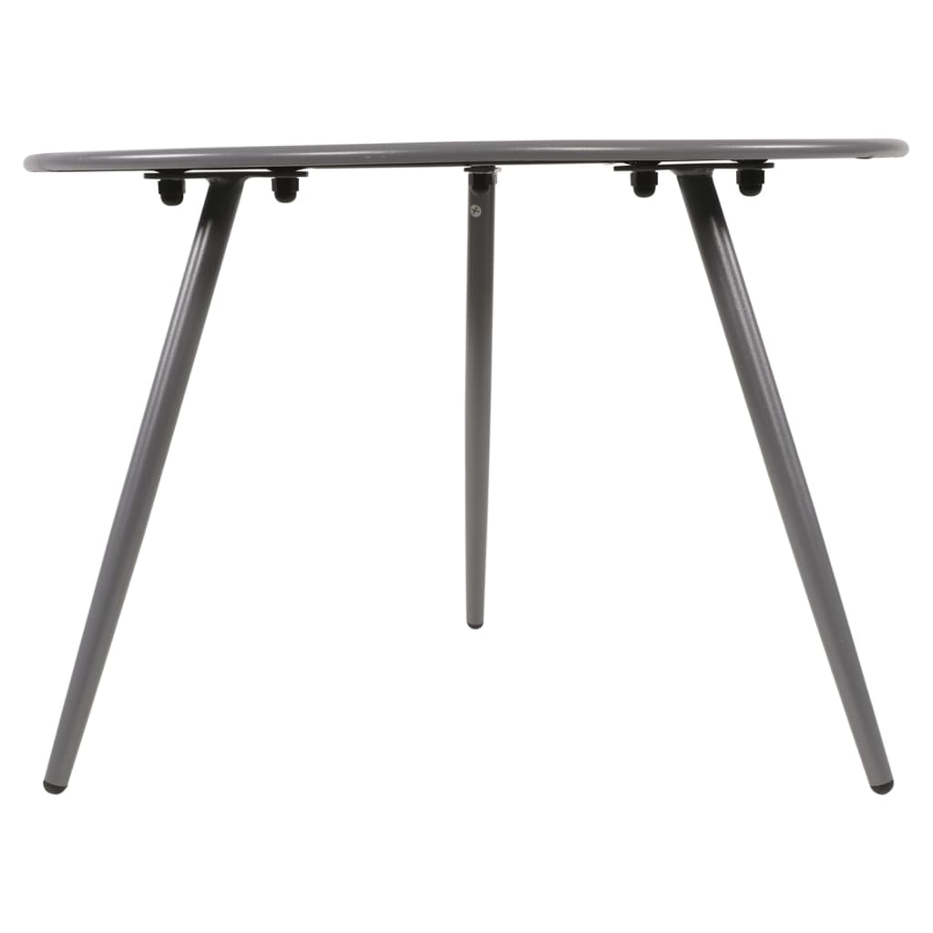 Lesli Living Table d'appoint Rafael 60x41 cm gris