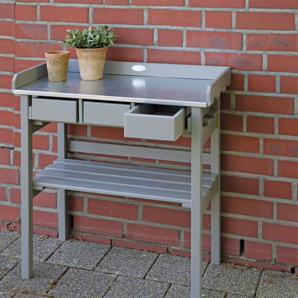 Esschert Design tuinwerktafel met lades () CF29W