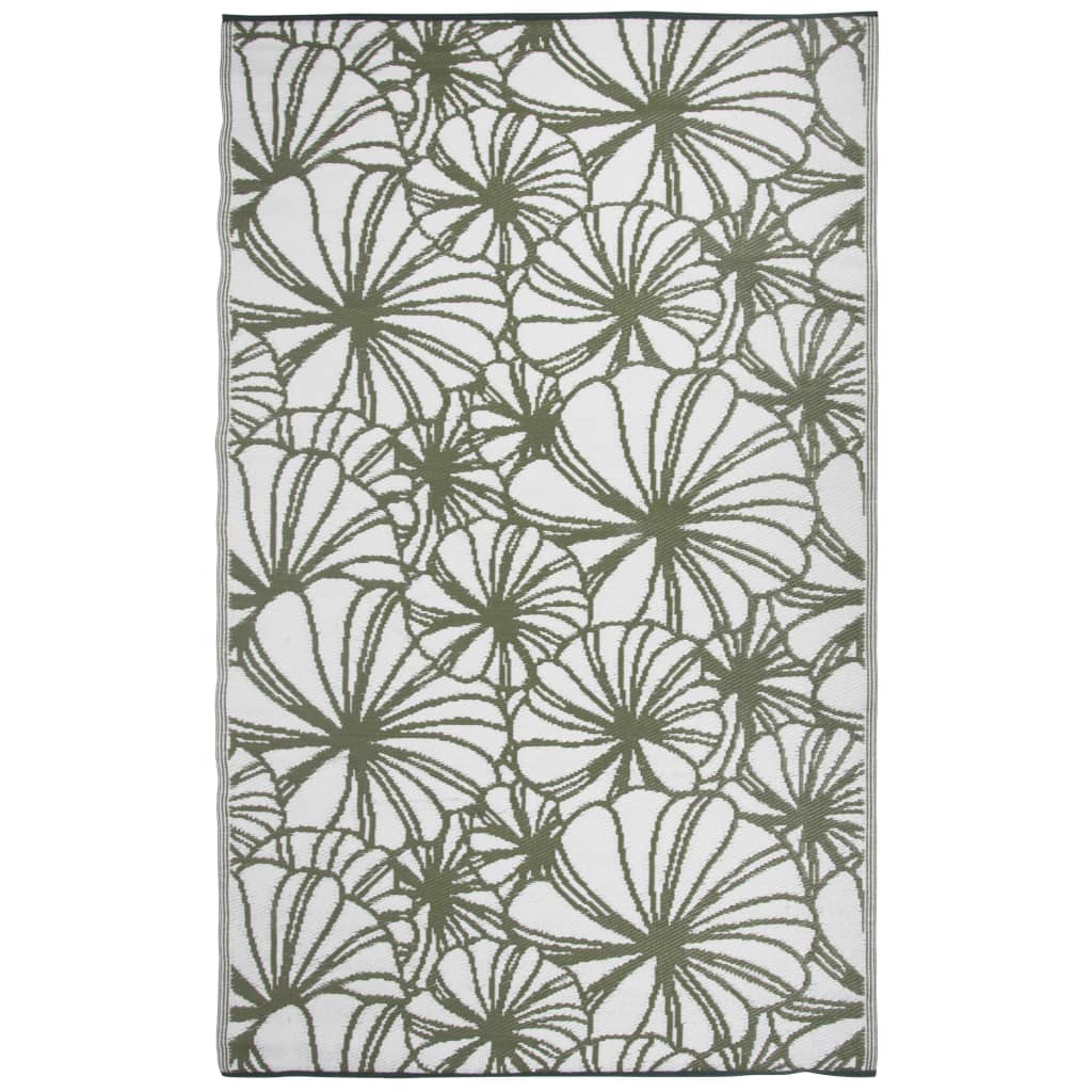 Esschert Design Buitenkleed 241x152 cm jungle bladeren OC22