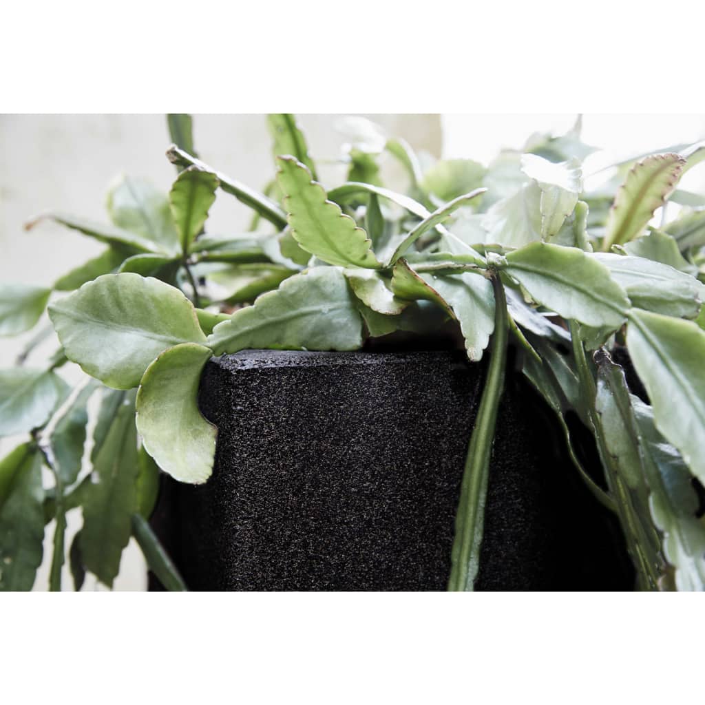 Capi Plantenbak Urban Smooth vierkant 30x30x30 cm zwart KBL902