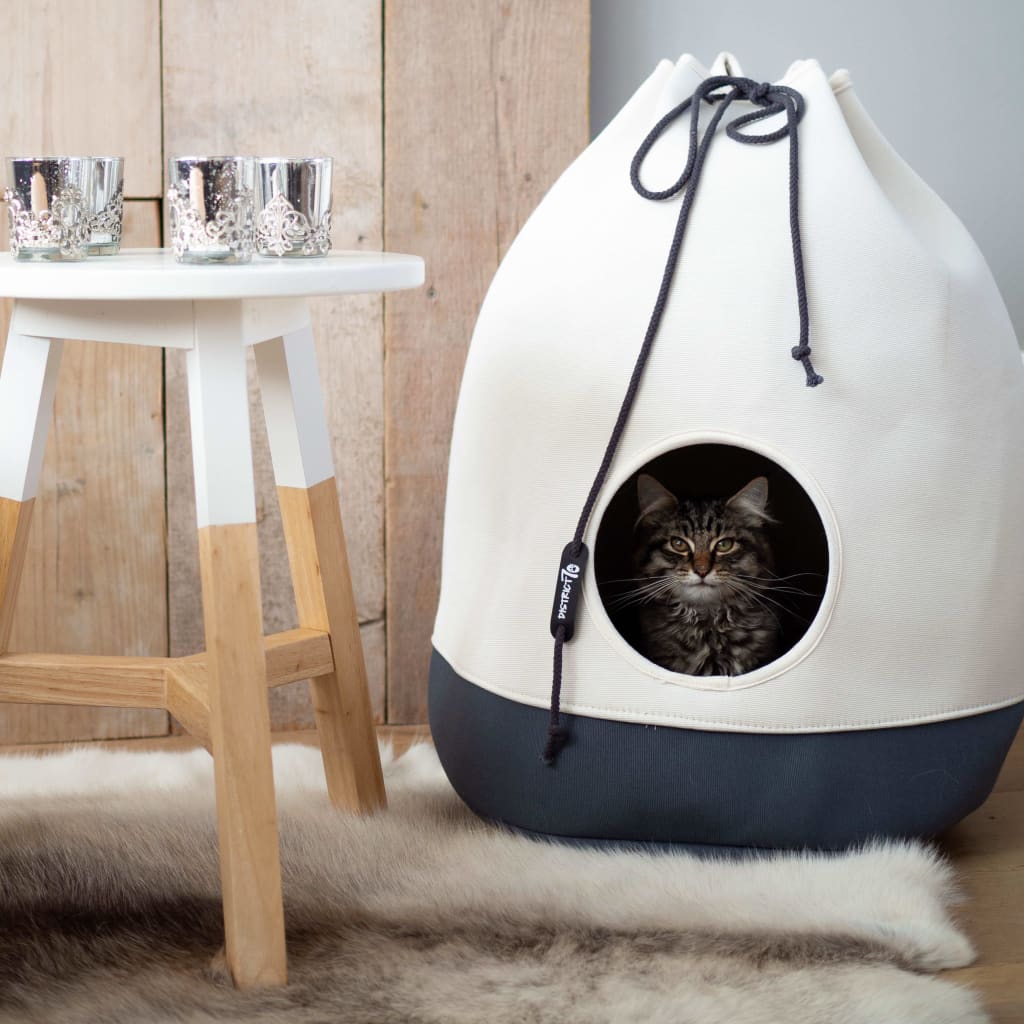 DISTRICT70 Panier/sac pour chat CASA gris foncé