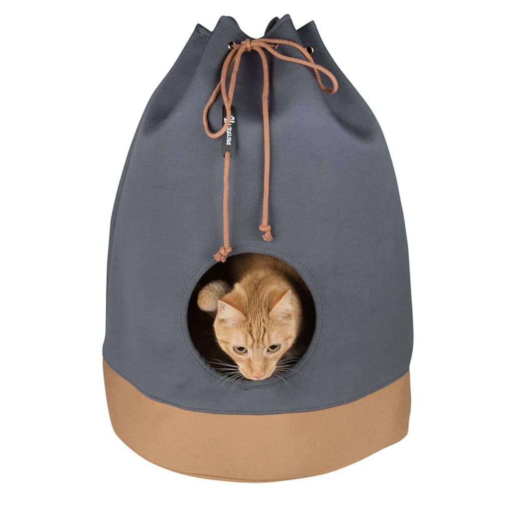 DISTRICT70 Panier/sac pour chat CASA gris foncé