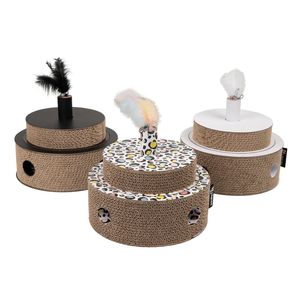 DISTRICT70 Jouet pour chat FIESTA carton multicolore