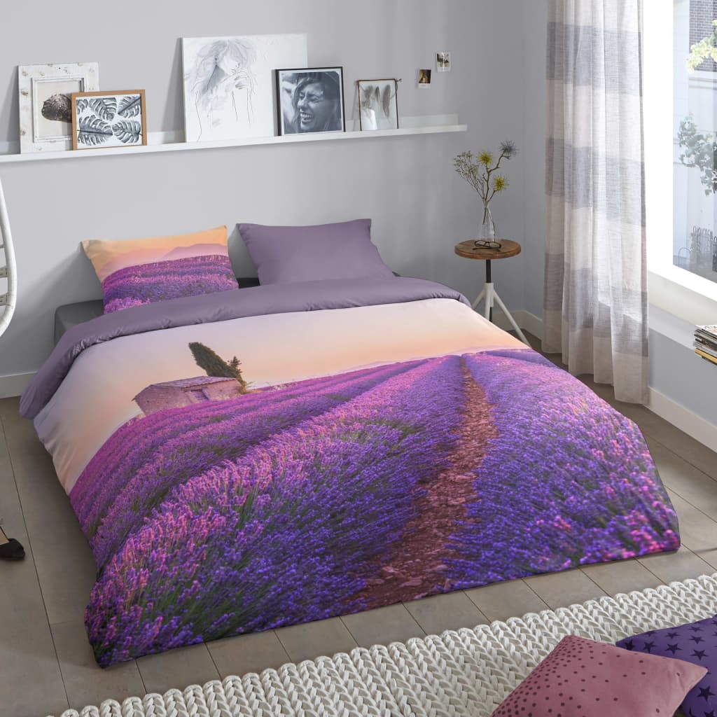 Pure Dekbedovertrek LAVENDER 200x200/220 cm