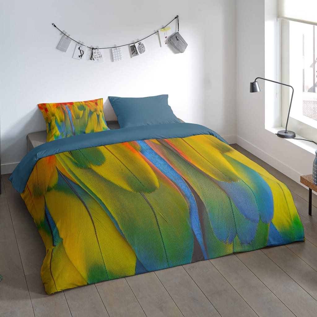 Pure Dekbedovertrek RAINBOW FEATHERS 140x200/220 cm