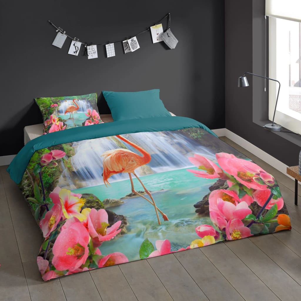 Pure Dekbedovertrek FLAMINGO 140x200/220 cm