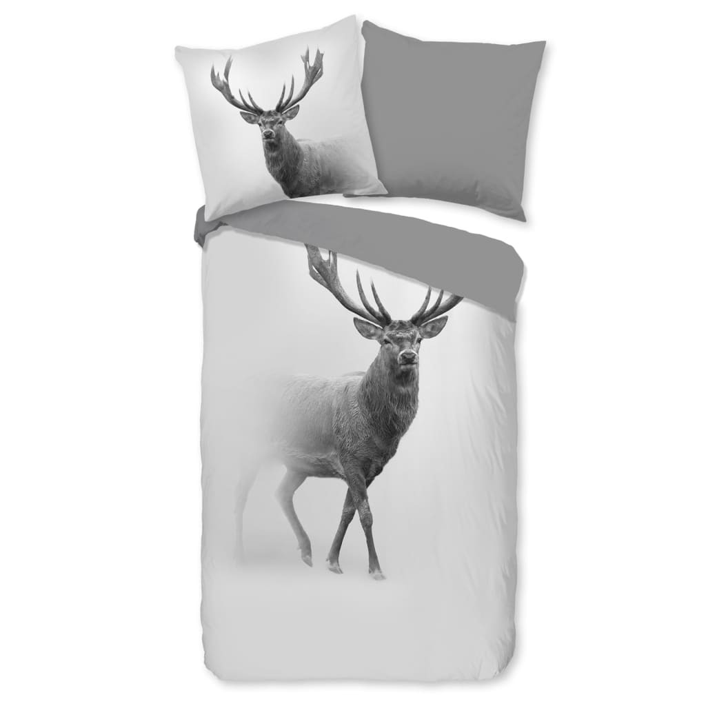 Pure Housse de couette CERF GRIS 135x200 cm