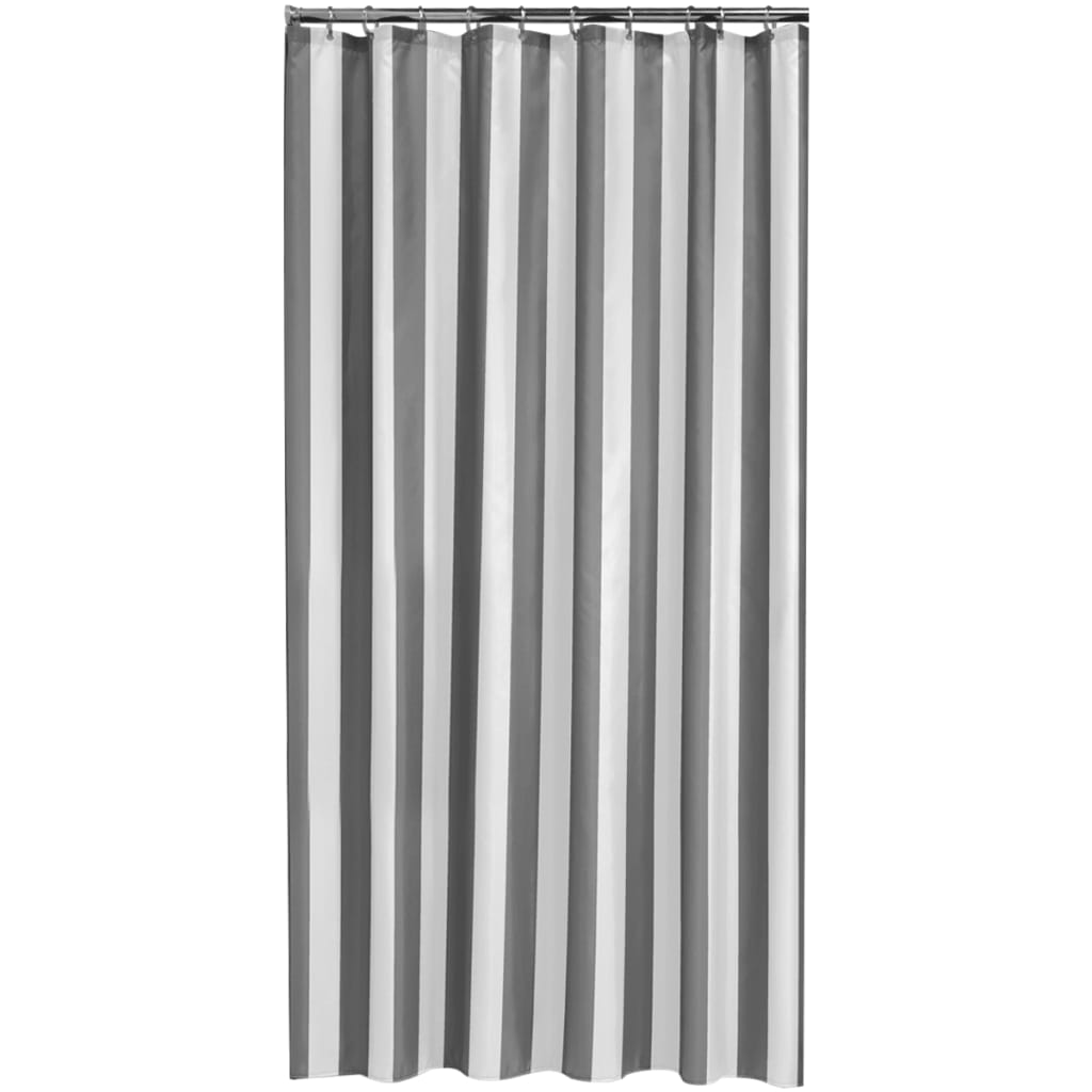 Rideau de douche en peau de phoque Linje 180 cm gris 233011314