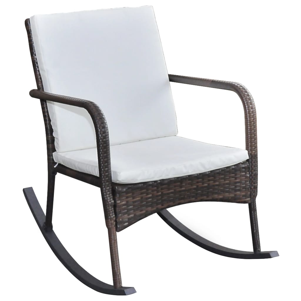 Tuinschommelstoel poly rattan