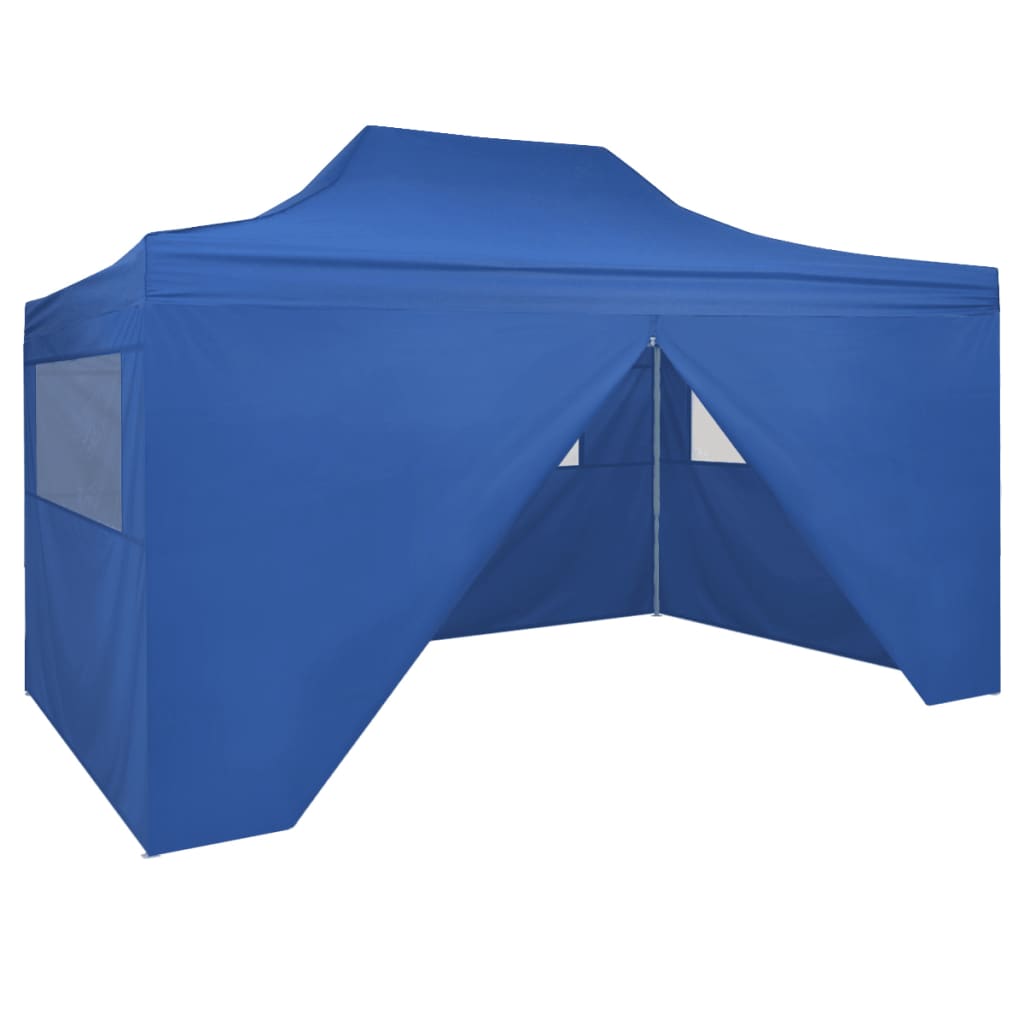 Tente pop-up pliante avec 4 parois latérales 3x4,5 m