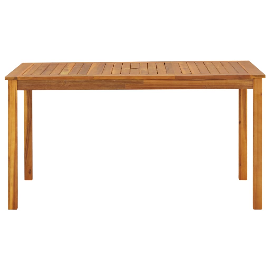 Table de jardin 150x90x74 cm en bois d'acacia massif