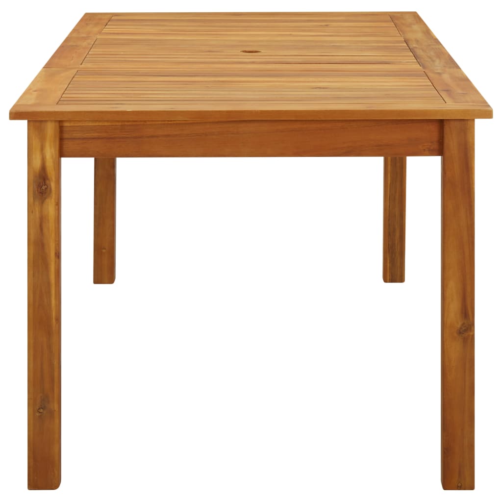 Table de jardin 200x100x75 cm en bois d'acacia massif