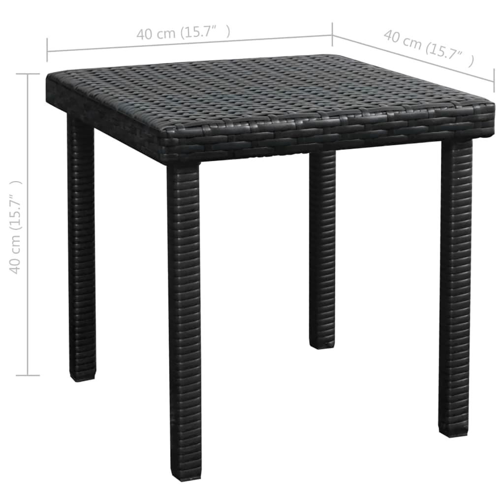 Bain de soleil avec coussin et table en polyrotin